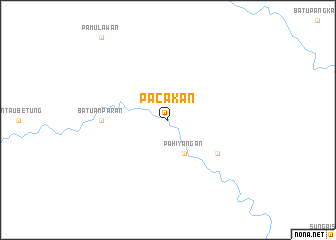map of Pacakan