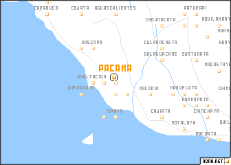 map of Pacama