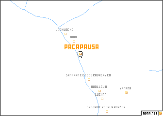 map of Pacapausa