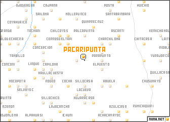 map of Pacaripunta