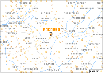 map of Pacarso