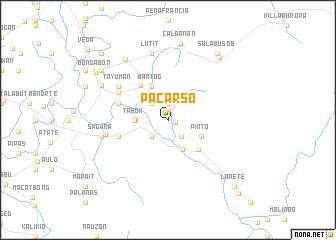 map of Pacarso