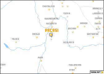 map of Pacasi