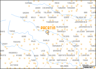 map of Pacatin