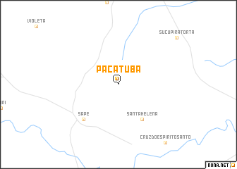 map of Pacatuba