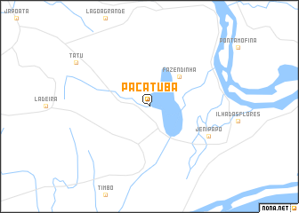 map of Pacatuba