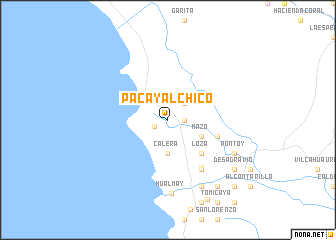 map of Pacayal Chico