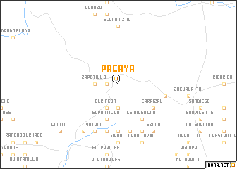 map of Pacaya