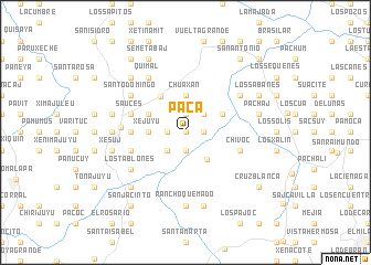 map of Pacá