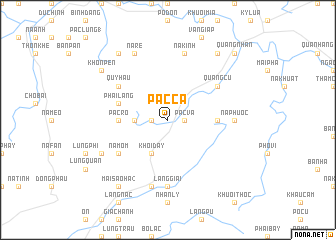 map of Pác Cà