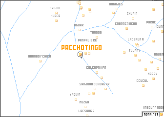 map of Paccho Tingo