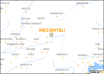 map of Paccionitoli