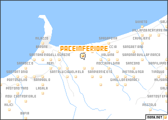 map of Pace Inferiore