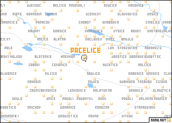 map of Pacelice