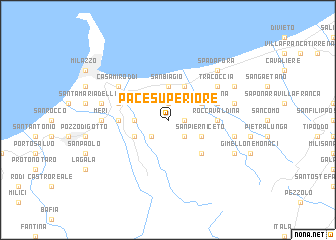 map of Pace Superiore