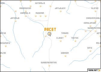 map of Pacet