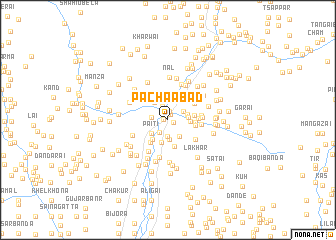 map of Pachāābād