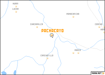 map of Pachacayo