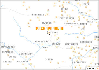 map of Pachapñahuin