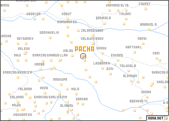 map of Pāchā