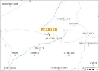 map of Pacheco