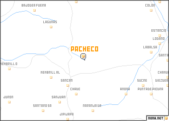 map of Pacheco