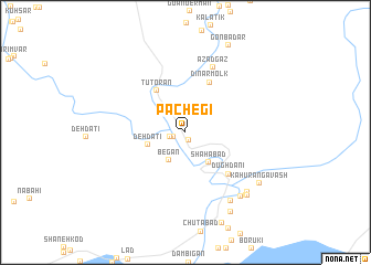 map of Pachegī