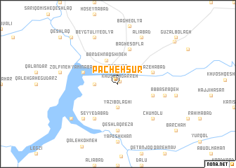 map of Pacheh Sūr