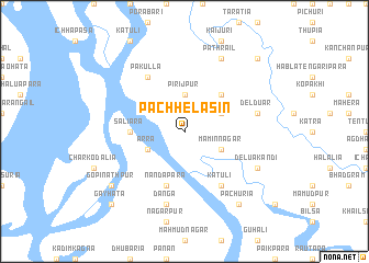 map of Pāchh Elāsin