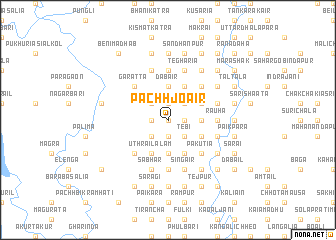 map of Pāchh Joāir