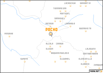 map of Pacho
