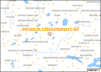 map of Pachucalco Segunda Sección