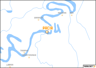 map of Paciá