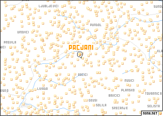 map of Pacjani