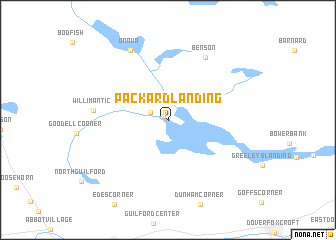 map of Packard Landing