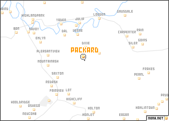 map of Packard