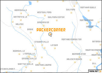 map of Packer Corner