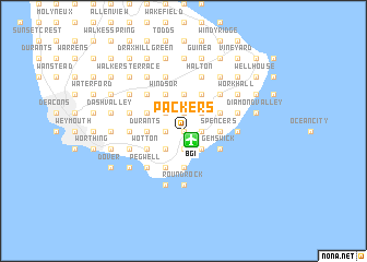 map of Packers