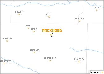 map of Packwood