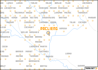 map of Pác Liêng