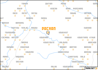 map of Pac Man