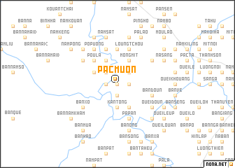 map of Pắc Muôn