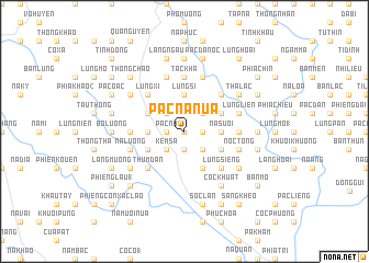 map of Pác Nà Nưa