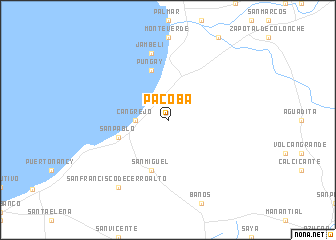 map of Pacoba