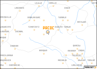 map of Pacoc