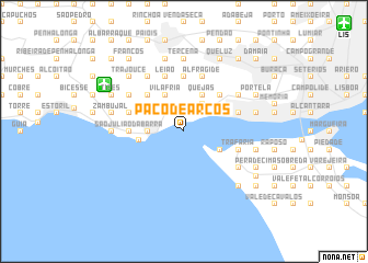 map of Paço de Arcos