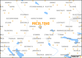 map of Pacółtowo