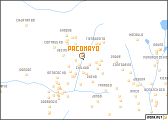 map of Pacomayo