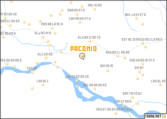 map of Pacomio