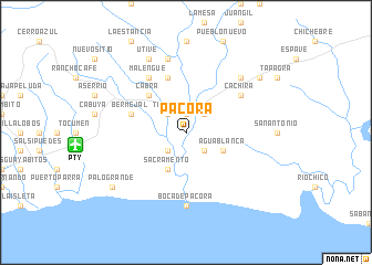 map of Pacora